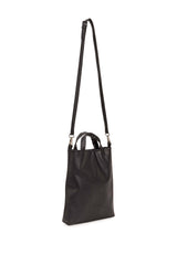 Mini Tote bag in Black Vegan leather