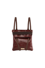 dark brownish backpack for women