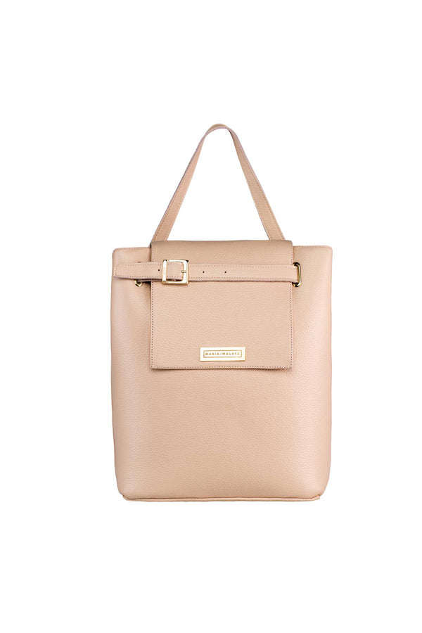 large shoulder bag in pink blush